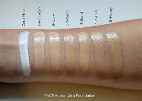 face atelier foundation sand vs chanel